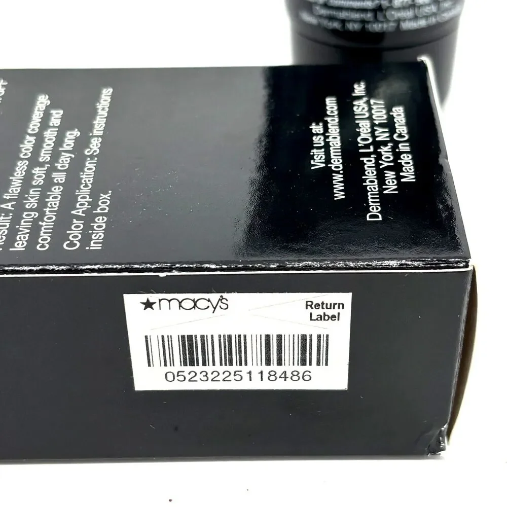 Dermablend Leg and Body Makeup Foundation Bronze 3.4 fl oz Concealer SPF 15 NIB